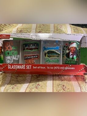 National Lampoon’s Christmas Vacation Drinking Glasses